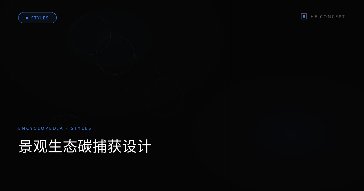 景观生态碳捕获设计