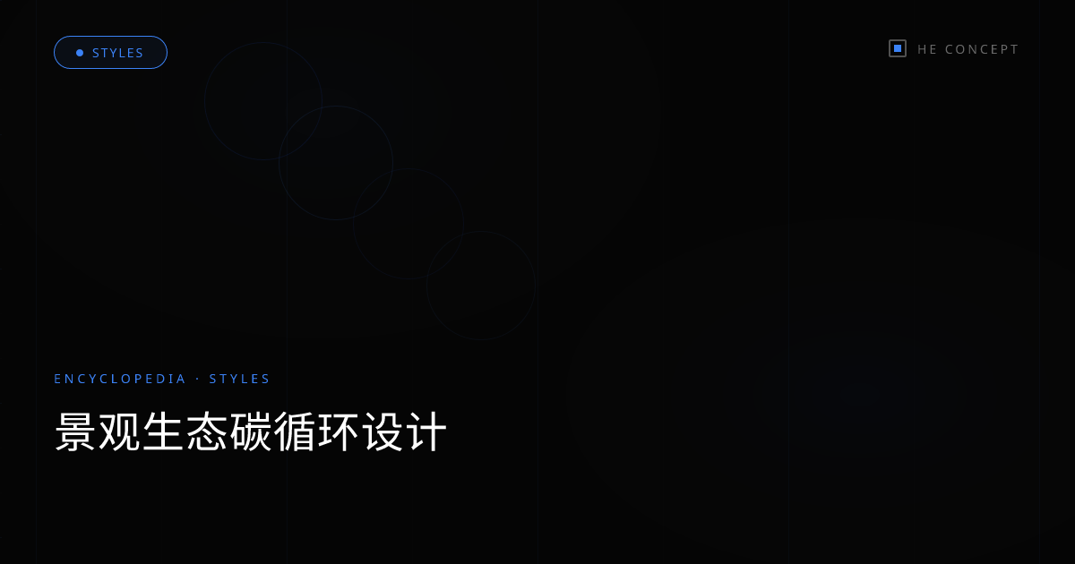 景观生态碳循环设计