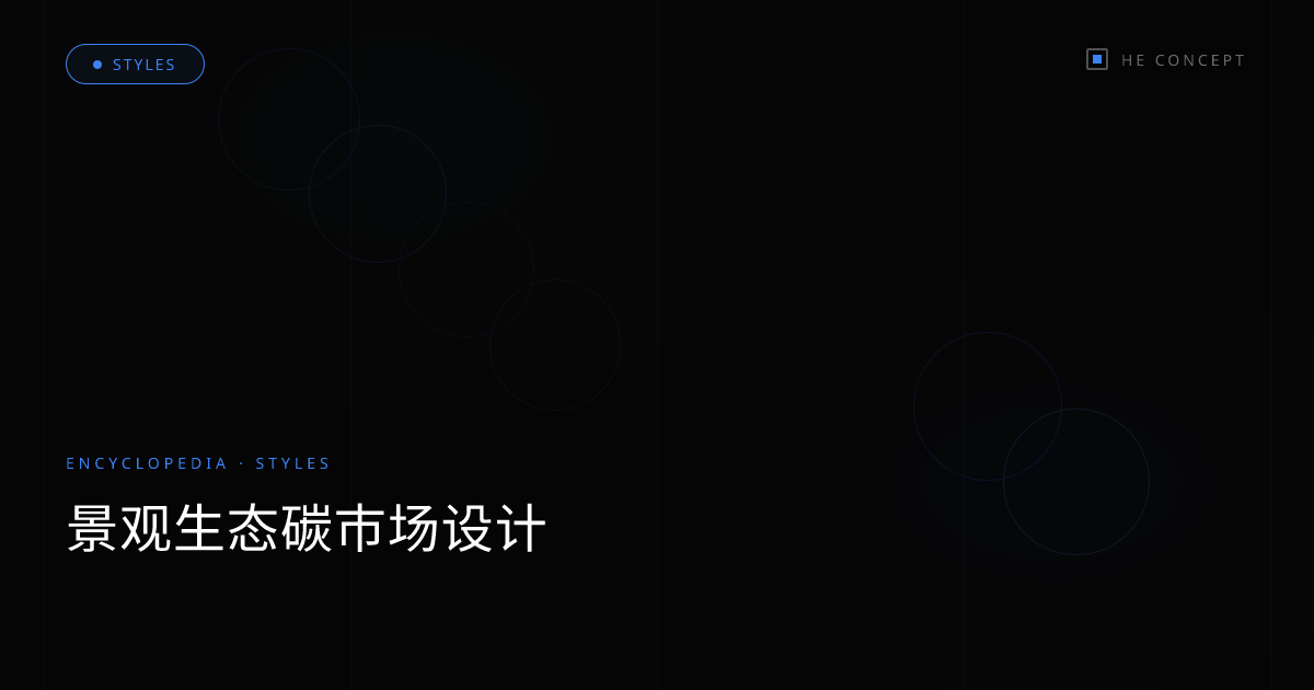 景观生态碳市场设计