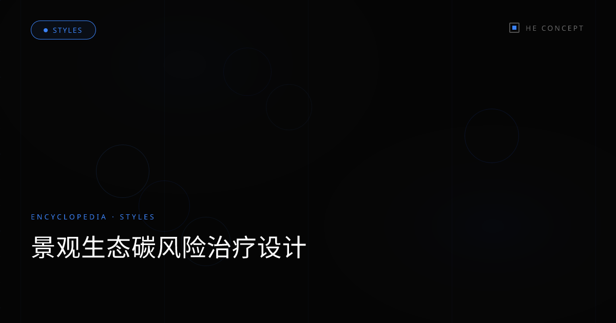 景观生态碳风险治疗设计